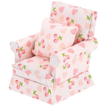 1 Set Nuken Sohva Malli Miniatyyrihuonekalut Miniatyyri Koriste Lapset Leikkiä Leikkiä Pinkki7.7x6. Pink 7.7x6.5cm