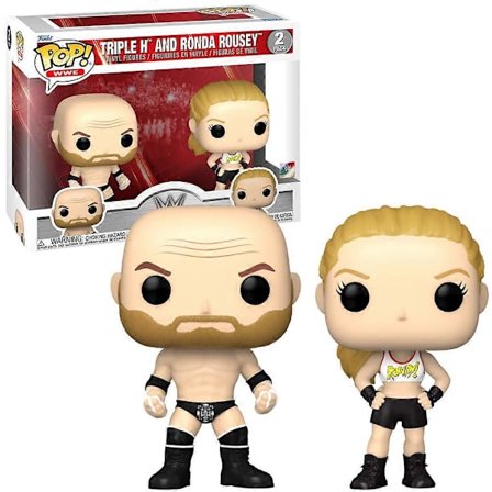 Triple H & Ronda Rousey 2-pak WWE Pop! Vinyl Figur