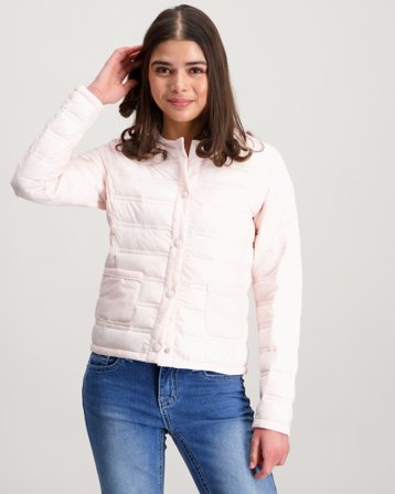 RYVLS Button Down Padded Jacket Rosa Jakker Pige - Kids Brand Store