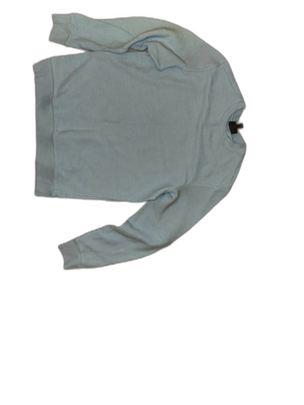 Ljusblå ribbad tröja från H&M