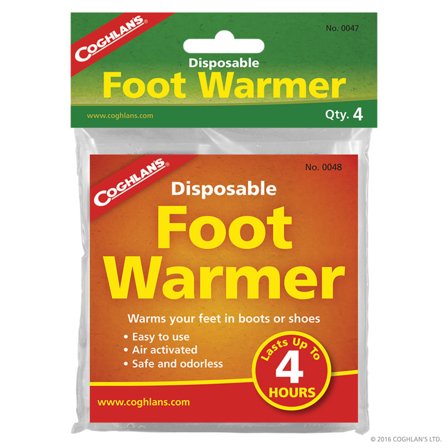 Coghlan's Disposable Foot Warmers - 4-pack other equipment OneSize