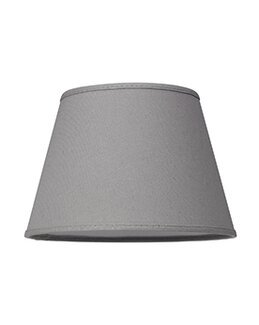 Lampskärm Hedda konad Grå - 17 cm - Cottex