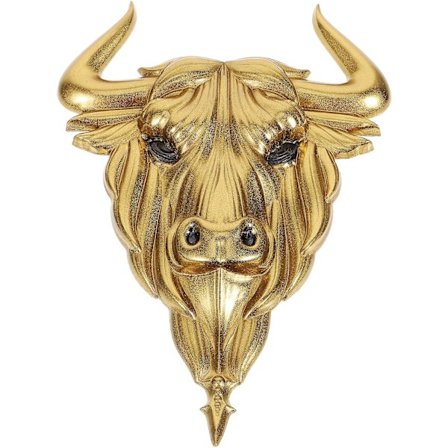 Tyrehoved Dekoration Ko Kranie Væg Pynt Ko Kranie Væg Dekoration R