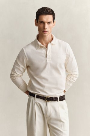 GANT Herren Gewaschener Heavy Rugger (4XL) Weiß