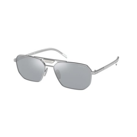 Persol - Solglasögon - Silver - PR 58YS 1BC02R 5715