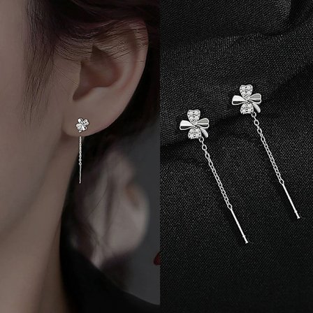 1 Par Simple Ear Wire Ins øreringe til kvinder piger bryllup del