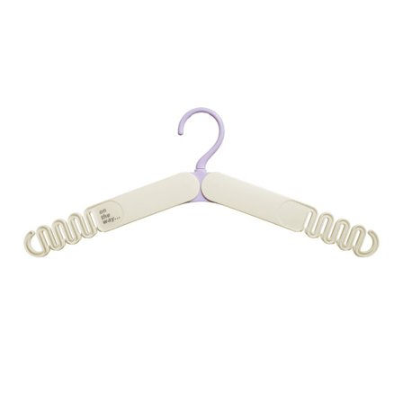 Vikbar Klädhängare, Halkfri Bärbar Klädtorkställning - för Resor, Camping, Husbil Lila