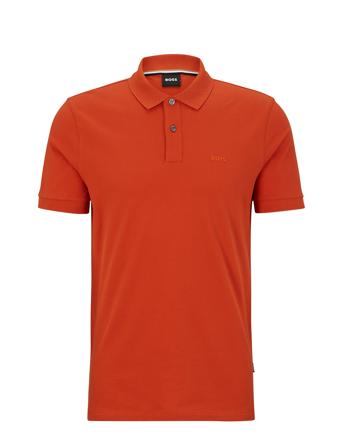 Pallas Polos Short-sleeved Oransje BOSS*Betinget Tilbud