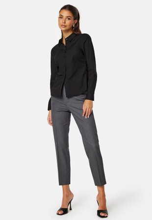 BUBBLEROOM Milla Slim Fit Shirt Black Klær