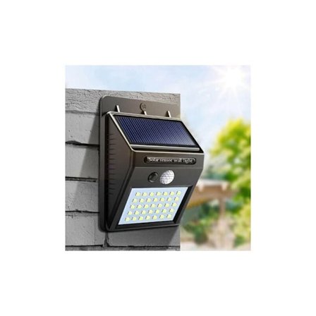 Solar LED-lampa med 120° Rörelsesensor