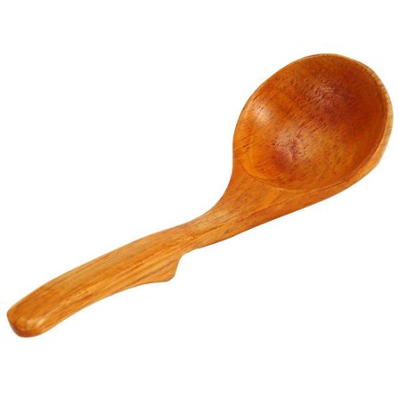 Naturlig træske håndtag, ske, køkkenredskab KLB
