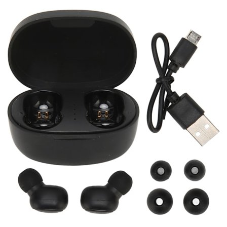 Trådlösa Bluetooth 5.0 Hörlurar Brusreducerande Mini Stereo Hörlurar Laddningsfodral Kompatibel Telefon Surfplatta