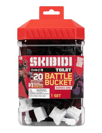 Skibdi Toilet | Skibidi Toilet Battle Bucket | ONE SIZE