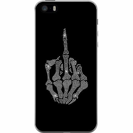 Apple Iphone 5s Genomskinligt Skal Fuck You Bling