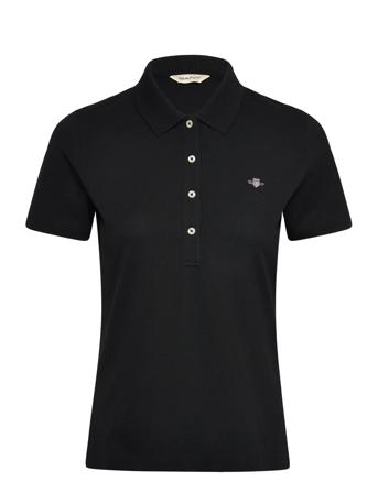 Slim Shield Ss Pique Polo Black GANT