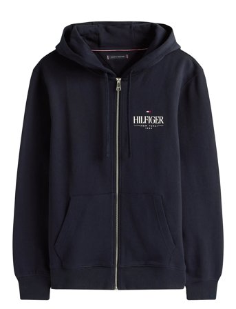 Hilfiger Stacked Hooded Zip Th Navy Tommy Hilfiger