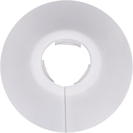 12 Pak Plast Radiator Rør Dæksler Rørkraver til 15 mm Diameter Rør (Hvid)