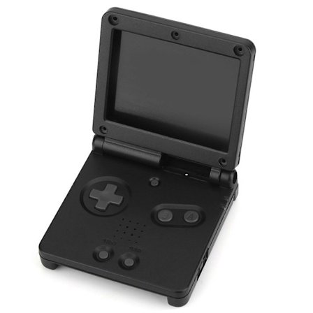 Nintendo Game Boy Advance GBA SP:n suojakotelo ABS-muovista, korjaussarja, musta