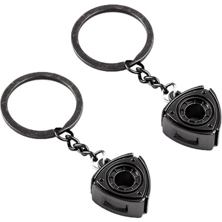 2 stk Nøkkelring Roterende Wankel Motor Rotor Bil Motordel Gave Biltilbehør Nøkkelring IC