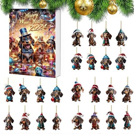 Adventskalender 2025 Julnedräkning Tax Hänge Presentförpackning