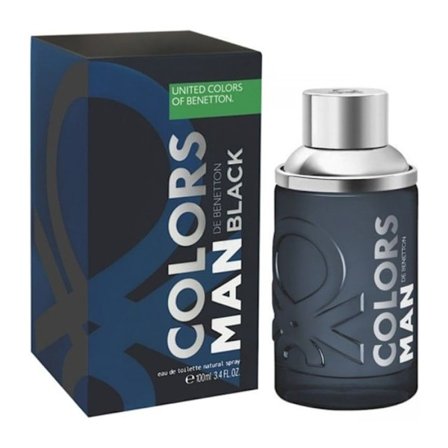 BENETTON - COLOURS BLACK MAN edt vaporizador 100 ml