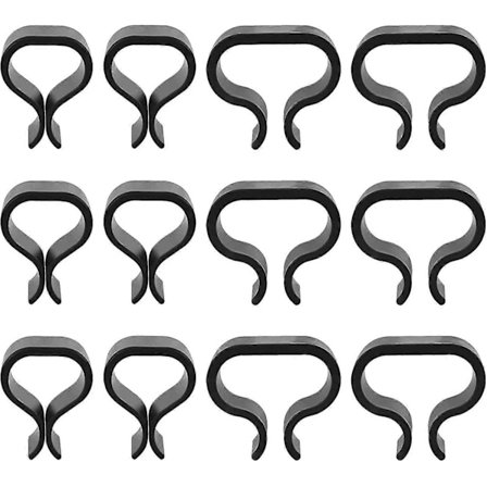 12 Stk. Havemøbelbeslag, Loungesæt Beslag Rattan Møbelclips Møbelklemmer