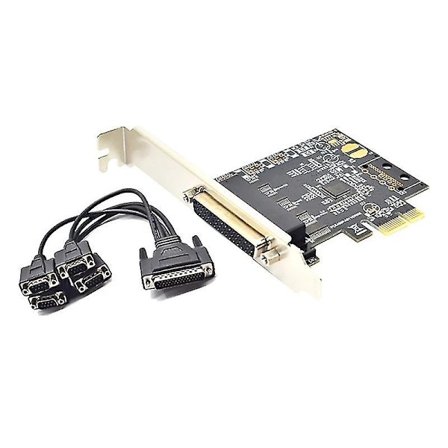 4-portin PCI Express -sarjakortti Ax99100 -siru Pcie - Db9 Rs232 -laajennuskortti