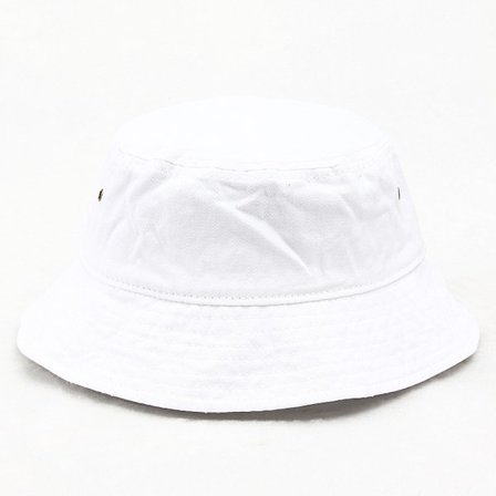 Denim Bucket Hat Unisex Solhat Bredskygget Bucket Hat Mænds Kvinders Teen Udendørs (Hvid)