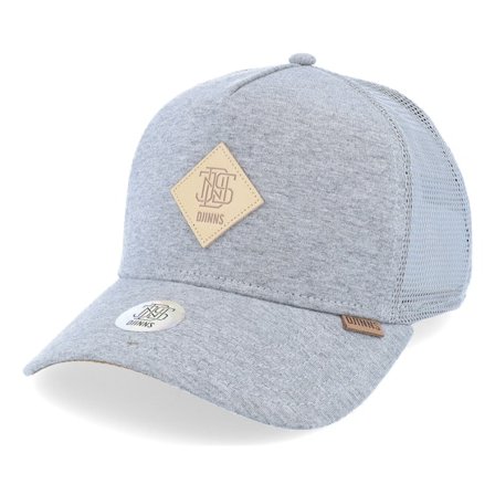 Djinns - Grau trucker Cap - Hft Cap Jersey Patch Heather Grey Trucker @ Hatstore