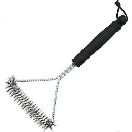 Grillborste, Grillborste Grilltillbehör Grillredskap Rostfria Borstar, 360 Rengörings Grillborste, Snabb och Effektiv