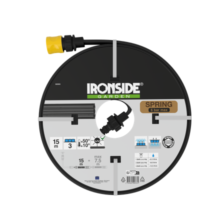 Ironside 500363 Sprinklerslange 15 m, Vanding