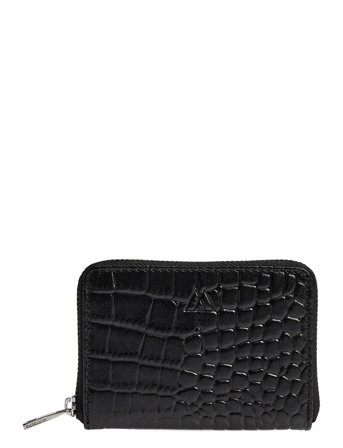 Selmambg Wallet, Croco Black Markberg