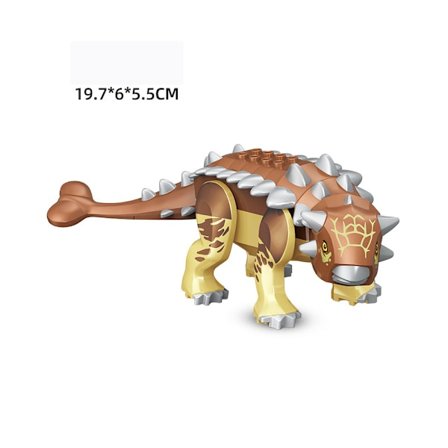Store Ankylosaurus byggeklodser store dinosaurustema legetøj egnet til børns fødselsdagsgaver nytårsgaver, A