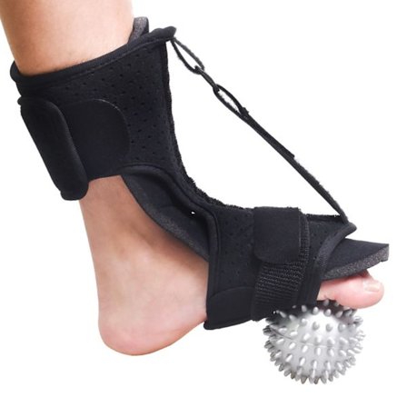 Plantar Fasciitis Nattsskinne Fotdropp Ortopedisk Støtte Justerbare Nattsskinner for Plantar Fasciitis Akillessenebetennelse Støtte