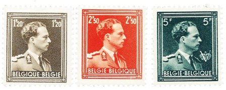 Belgien 1956 - OBP 1005-07 - Postfrisk