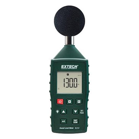 Extech SL510 Ljudmätare, Ljud & ljus