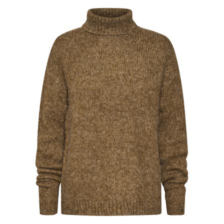 Kaffe KAsarla Roll neck Pullover Brun, Dame