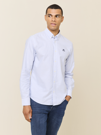 Oxford stripet skjorte - regular fit