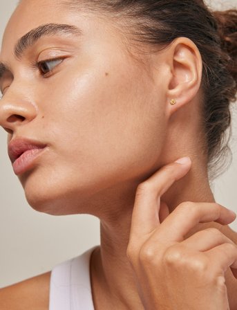 Enamel Copenhagen Rio Mini Studs - Gold - ONE SIZE