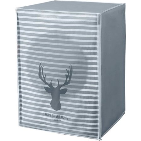 Beige Tvättmaskin Överdrag Kläder Tvättmaskin Dammtorktumlare Överdrag Tumbl