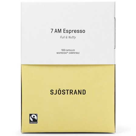 Sjöstrand coffee 7 AM Espresso kahvikapselit 100-pakkaus