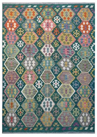 Kilim Afghan Old Style Tapis 176X251 Laine