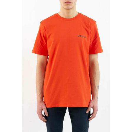 Dondup, US198-JF0309u-XXX T-Shirt Court Oranje, Heren, Maat:M