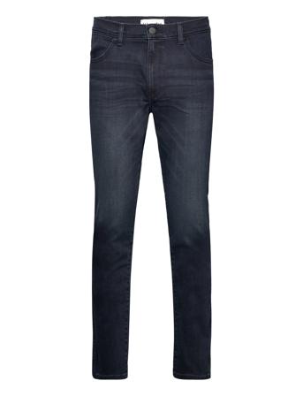 Larston Slim Jeans Svart Wrangler*Betinget Tilbud