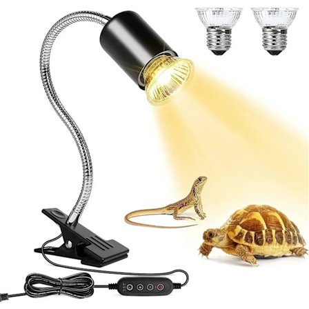 50W halogen pære inkluderet krybdyr varme lampe justerbar akvarie tank varme lamper
