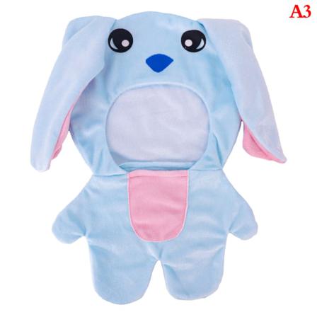 30 Cm Mini Yellow Duck Plyschleksak Endelad Kläder Och Hattar Tillbehör