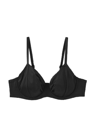 Å WOMAN Ovadderad bikinitopp PUGLIA Bikini Svart 75E