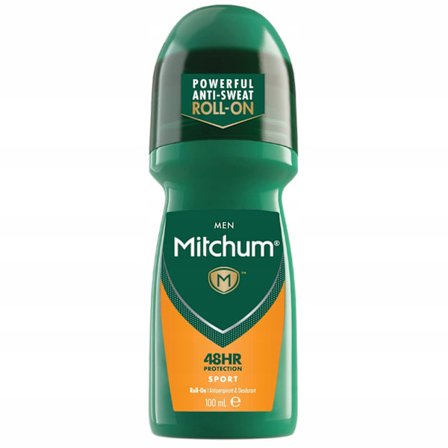 Mitchum Mænd 48-Timers Antiperspirant Roll-On Sport, 100 Ml