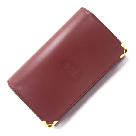 Cartier Vintage Wallets & Cardholders Rød, Dame Vintage Accessories, Størrelse: ONE Size