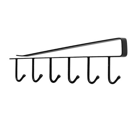 3 stk. Hængende Kopholder, Skab Opbevaringskroge Hængende, Glas